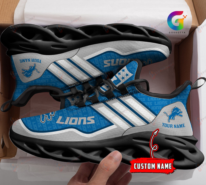 Detroit Lions Personalized Yezy Running Sneakers 147