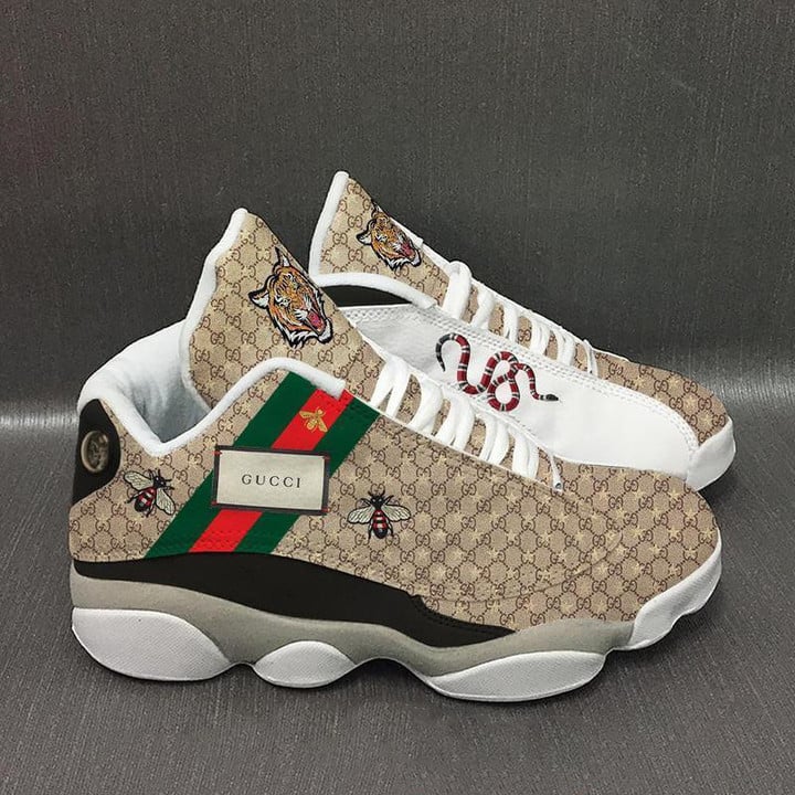 Best Gucci Bee And Snake Sneakers Air Jordan 13 Gucci Sport Shoes Gifts For Men Women Ht