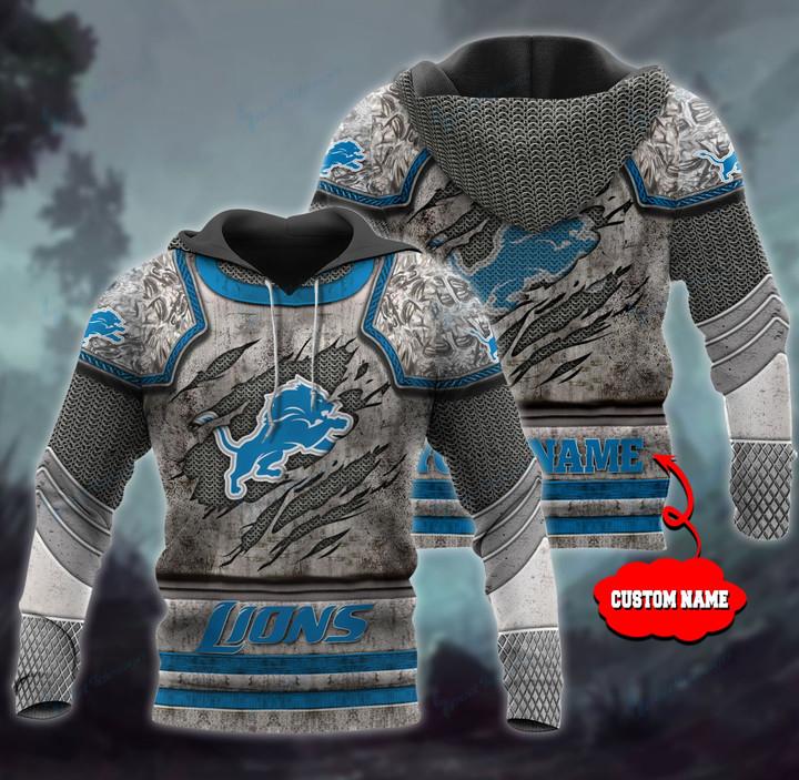 Detroit Lions Personalized All Over Printed 587
