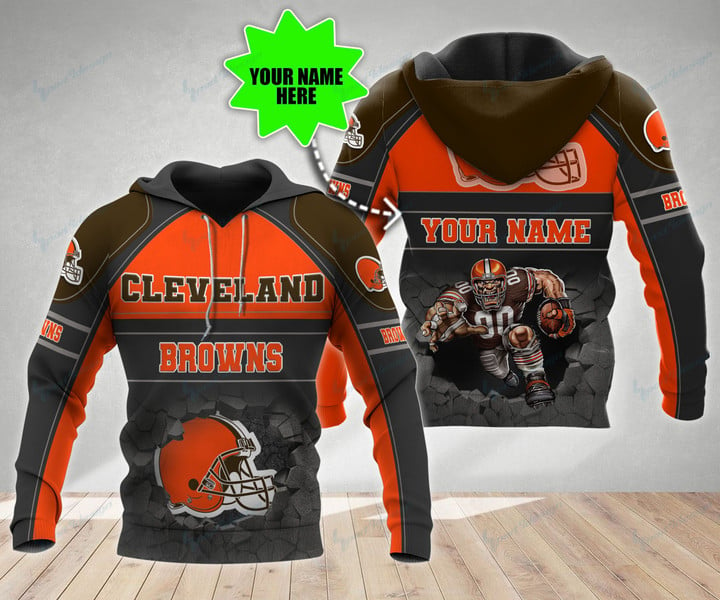 Cleveland Browns Personalized All Over Printed 573