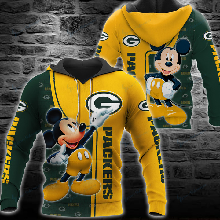 Green Bay Packers Mickey All Over Printed 127