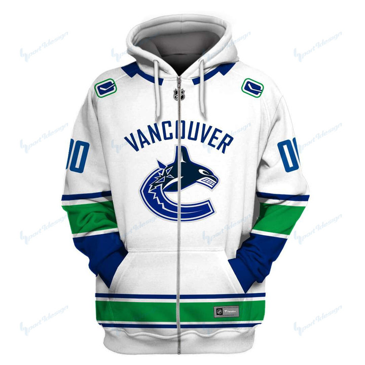 Vancouver Canucks Limited Edition All Over Print Hoodie Sweatshirt Zip Hoodie T shirt Unisex 838