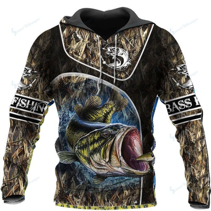 Bass Fishing 3D All 1102 Hoodie Over Print 226