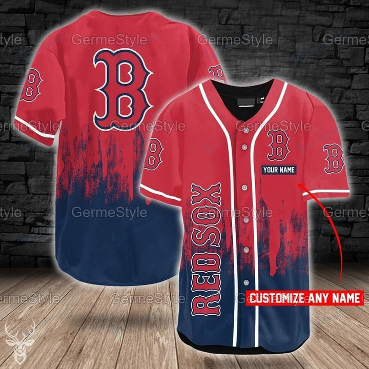Boston Red Sox Personalized Baseball Jersey 309