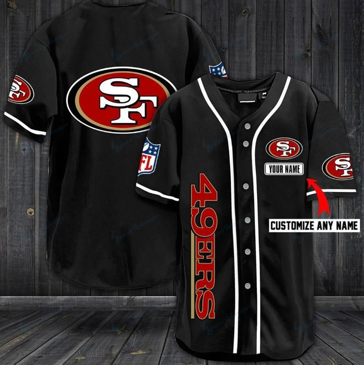 San Francisco 49ers Personalized Baseball Jersey Shirt 23