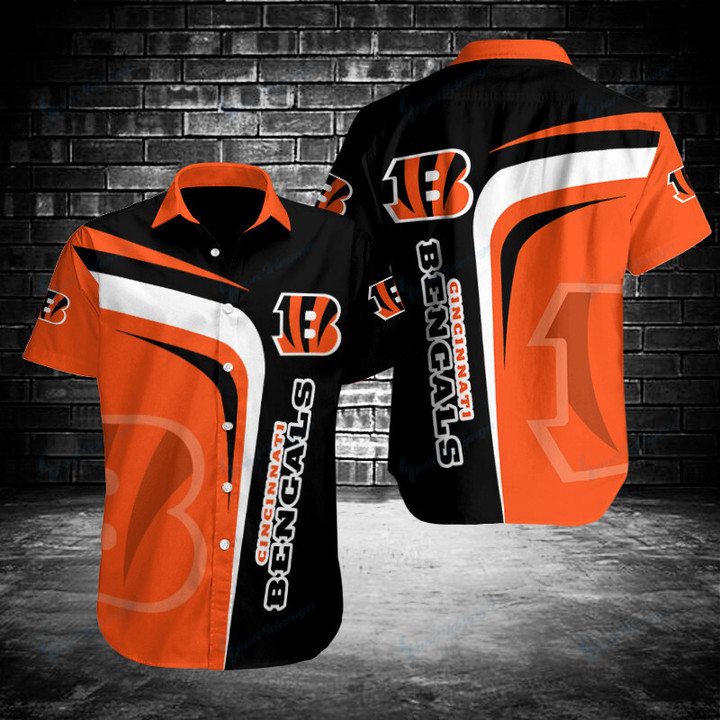 Cincinnati Bengals Button Shirt BG917