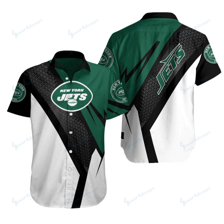 New York Jets Button Shirts BG448