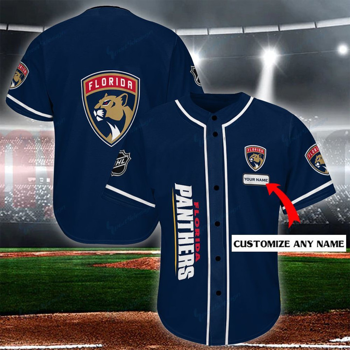 Florida Panthers Personalized Baseball Jersey Shirt 127