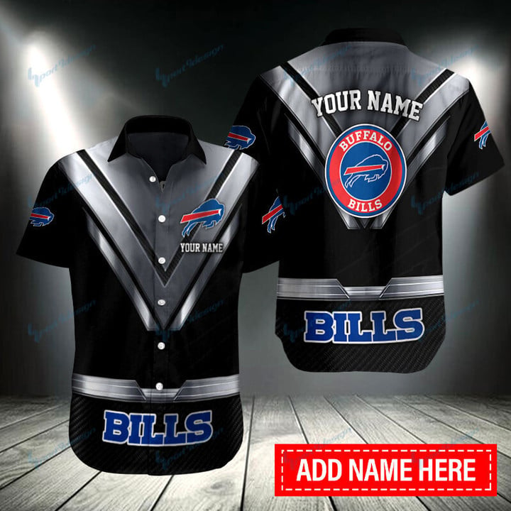 Buffalo Bills Personalized Button Shirt BB069