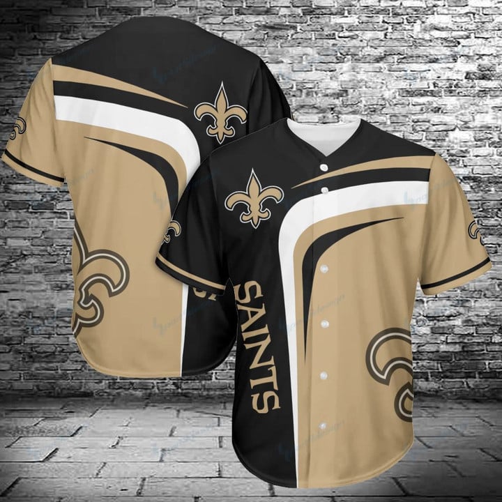 New Orleans Saints Baseball Jersey Shirt 427
