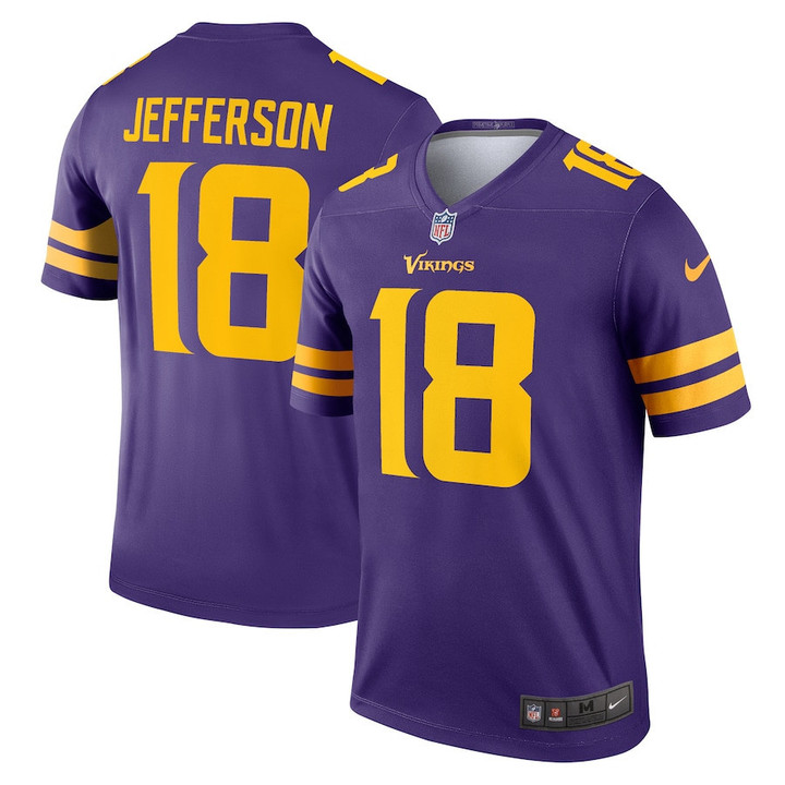 Justin Jefferson #18 Minnesota Vikings Alternate Legend Jersey - Purple