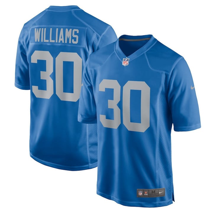 Jamaal Williams Detroit Lions Player Game Jersey - Blue