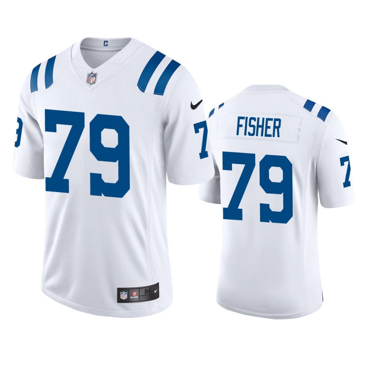 Indianapolis Colts Eric Fisher #79 White Vapor Limited Jersey