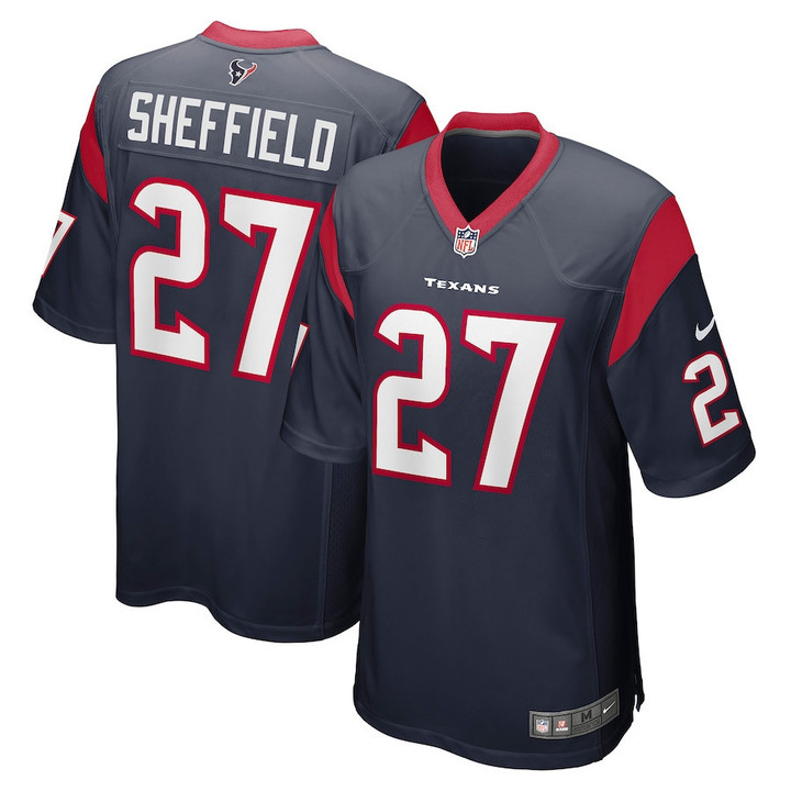 Kendall Sheffield Houston Texans Player Game Jersey - Navy