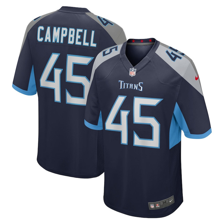 Chance Campbell Tennessee Titans Player Game Jersey - Navy