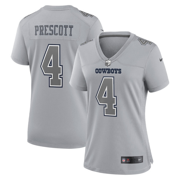 Dak Prescott Dallas Cowboys Women's Atmosphere Fashion Game Jersey - Gray