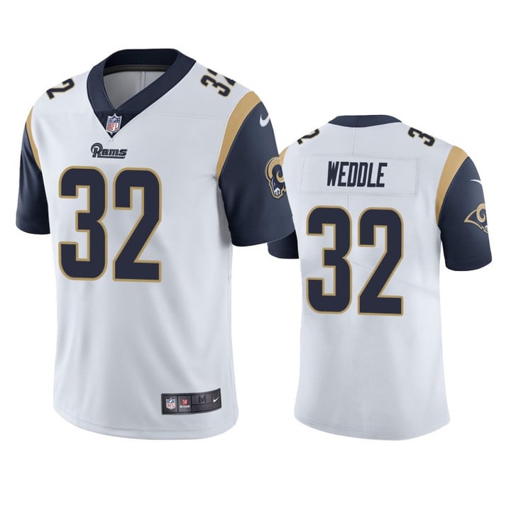 Eric Weddle #32 Los Angeles Rams White Vapor Limited Jersey