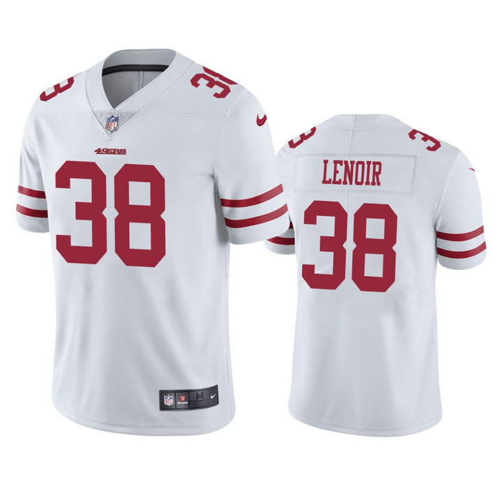 Deommodore Lenoir #38 San Francisco 49ers White Vapor Limited Jersey