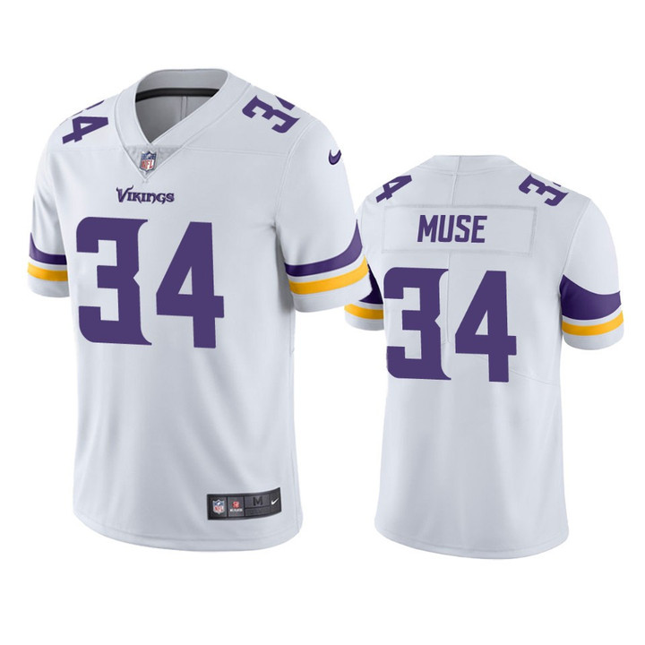 Nick Muse #34 Minnesota Vikings White Vapor Limited Jersey