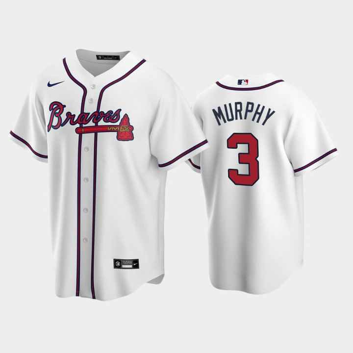 Atlanta Braves Owen Murphy #3 2022 Draft White Home Jersey
