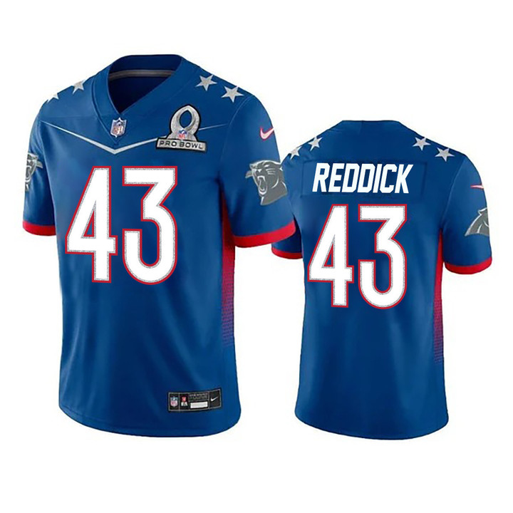 Carolina Panthers Haason Reddick #43 Royal Game 2022 NFC Pro Bowl Men Jersey Jersey