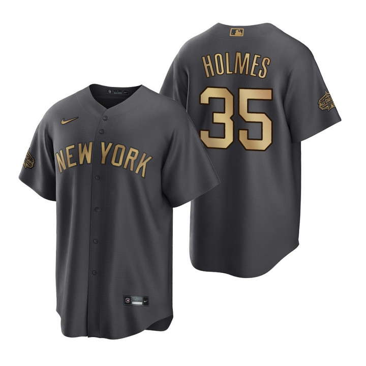 New York Yankees Clay Holmes Charcoal 2022 All-Star Game Jersey