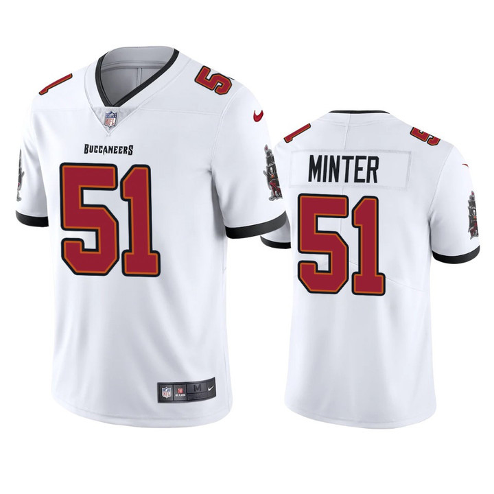 Kevin Minter #51 Tampa Bay Buccaneers White Vapor Limited Jersey