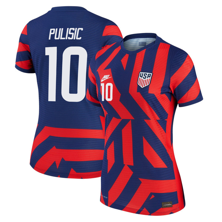 USA National Team 2022 Qatar World Cup Christian Pulisic #10 Blue Away Women Jersey