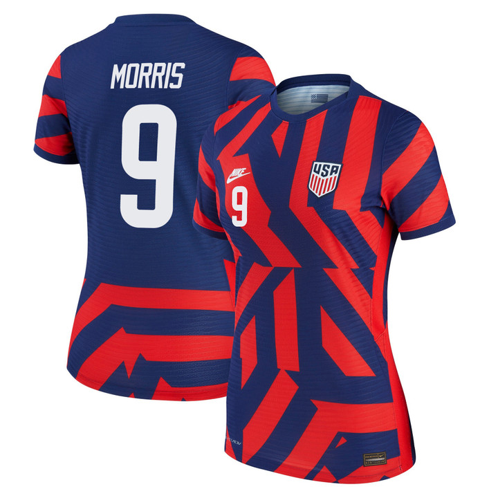 USA National Team 2022 Qatar World Cup Jordan Morris #9 Blue Away Women Jersey