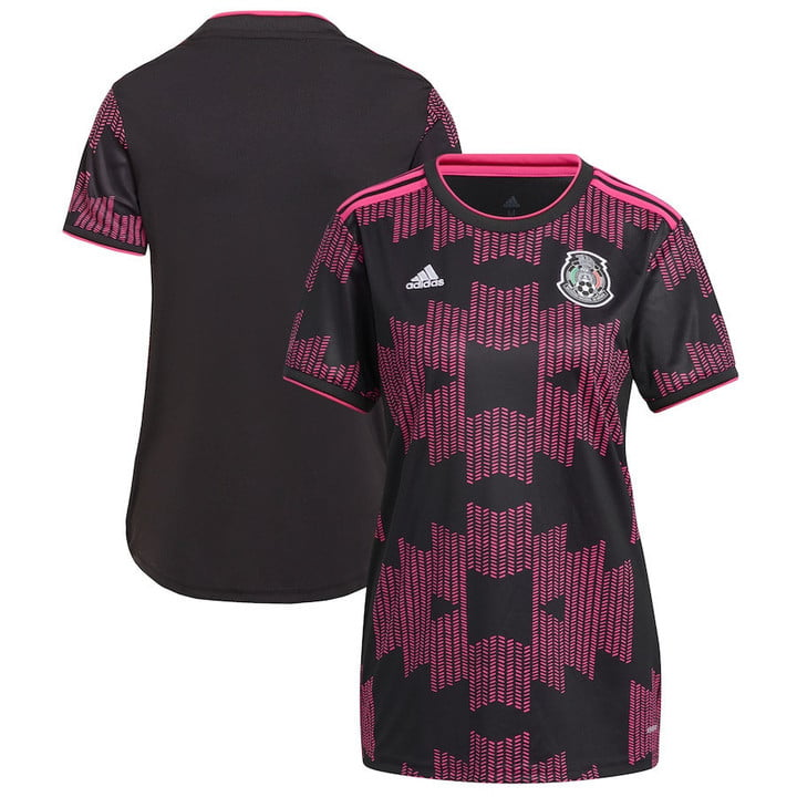 Mexico National Team 2022 Qatar World Cup Rosa Mexicano Women Jersey - Black