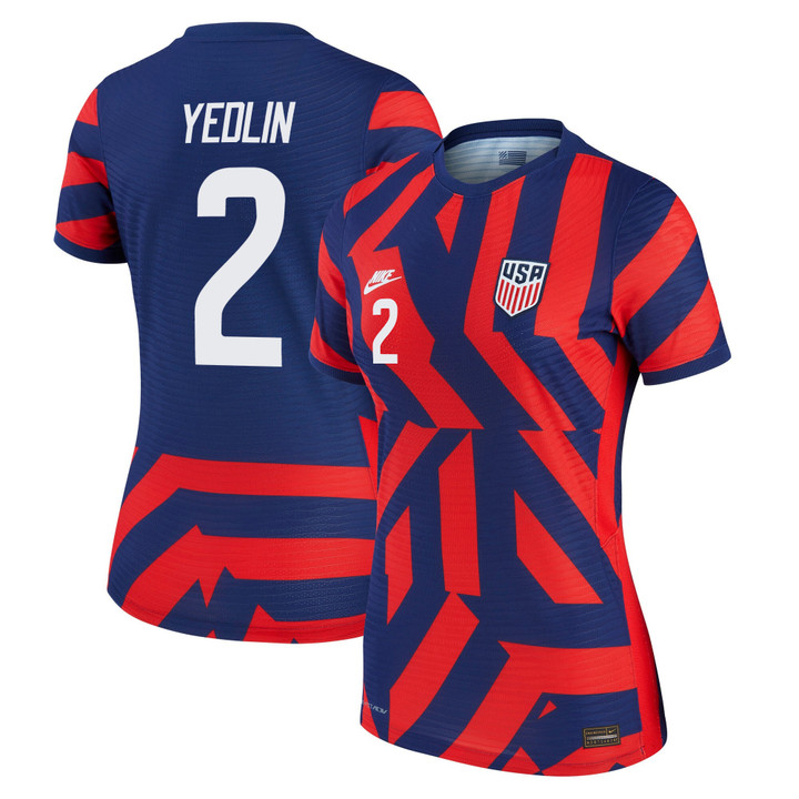 USA National Team 2022 Qatar World Cup DeAndre Yedlin #2 Blue Away Women Jersey
