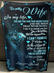 Wife Blanket, Gift For My Gorgeous Wife, To My Wife In My Life You Are The Sun That Never Fades DiFleece Blanket