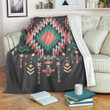 Native American Blanket - Native American Patterns Fleece Blanket