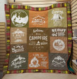 Camping Welcome To Our Campfire Quilt Blanket Great Customized Blanket Gifts For Birthday Christmas Thanksgiving
