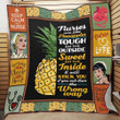 Nurses Are Like Pineapples Tough On Quilt Blanket Great Customized Blanket Gifts For Birthday Christmas Thanksgiving