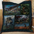 Dinosaurs Quilt Blanket #Bfeb-02