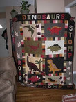 Dinosaur Quilt Blanket
