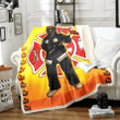 Firefighter Am2410599Cl Fleece Blanket