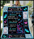 Butterfly When You Believe Beyond The Butterflies Quilt Blanket Christmas Gift Dhc04011149Dd