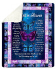 You�Ll Be Taking One For Me Butterflies Fleece Blanket Sherpa Blanket