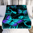 Butterfly Art Fleece Blanket