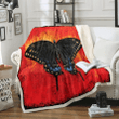 Butterfly Sherpa Fleece Blanket Koeh