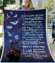 Butterfly For Your Love I Have You In My Heart Fleece Blanket