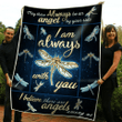 Butterfly Angel Always Beside You Quilt Blanket Dhc020120469Td