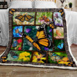 Butterflies Fleece Blanket
