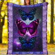 Custom Blanket Butterfly - Only One Day Blanket - Fleece Blanket