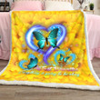 Butterfly Just Breathe Blanket