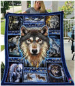 Gift For Native American Gift For Wolf Lover Proud Native Wolf Blanket Premium Blanket And Quilt Blanket Wolf Indigenous Wolves In Native American Culture