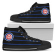 Chicago Cubs MLB Baseball 14 Custom Canvas High Top Shoes
