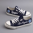 Los Angeles Dodgers MLB Baseball 1 Gift For Fans Low Top Custom Canvas Shoes